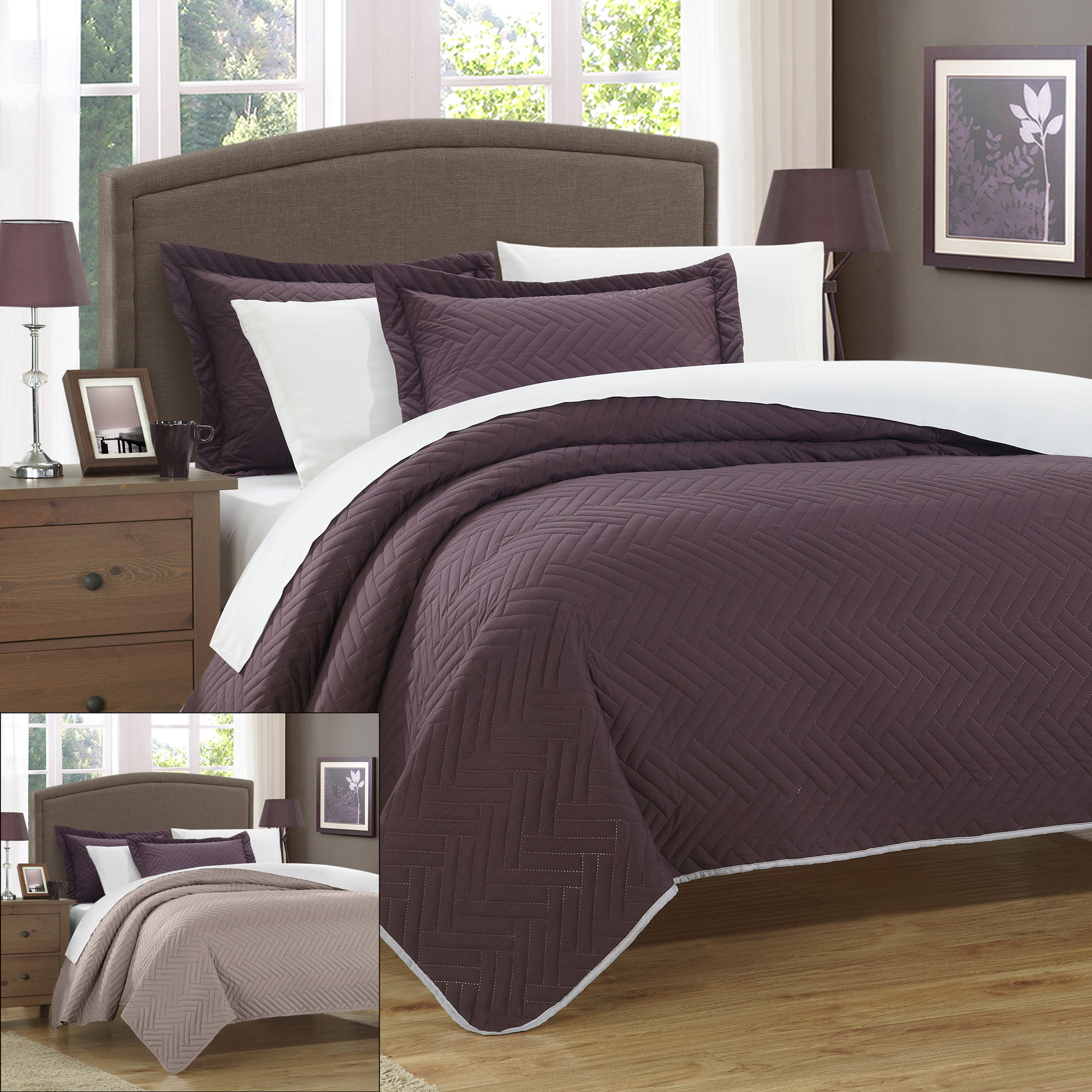 chic home palermo quilt se